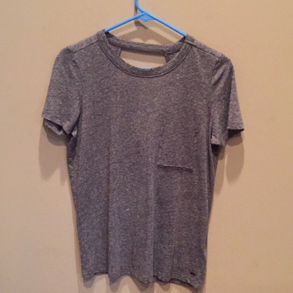 n:Philanthropy Tee Gray Twist Open Back NWT - Picture 6 of 8